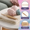 image:imageJubileeYarn Jumbo Birch Crochet Hook  US P S T 15 20 25mm  3pc SetErgonomic Carbonized