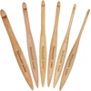 image:imageJubileeYarn Jumbo Birch Crochet Hook  US P S T 15 20 25mm  3pc SetErgonomic Carbonized