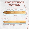 image:imageJubileeYarn Jumbo Birch Crochet Hook  US P S T 15 20 25mm  3pc SetNatural