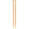 image:imageJubileeYarn Jumbo Birch Knitting Needles  US 65 30mm  16 Long  1 PairNatural