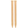 image:imageJubileeYarn Jumbo Birch Knitting Needles  US 65 30mm  16 Long  1 PairNatural