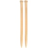 image:imageJubileeYarn Jumbo Birch Knitting Needles  US 65 30mm  16 Long  1 PairNatural