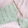 image:imageJubileeYarn Lacery Chunky Cotton Yarn Light Buttercream 4 Skeins  100gSkein503 Green Mint