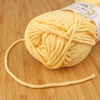 image:imageJubileeYarn Lacery Chunky Cotton Yarn Light Buttercream 4 Skeins  100gSkein506 Light Yellow