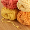 image:imageJubileeYarn Lacery Yarn  100gSkein Chunky Cotton  Shades of Green  4 Skeins93 Shades of Yellow