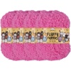 image:imageJubileeYarn Luxe Fluff Yarn  100gSkein Chunky Polyester Faux Fur  Heron  2 Skeins01 AyeAye