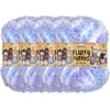 image:imageJubileeYarn Luxe Fluff Yarn  100gSkein Chunky Polyester Faux Fur  Heron  2 Skeins04 Sugar Glider