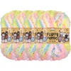 image:imageJubileeYarn Luxe Fluff Yarn  100gSkein Chunky Polyester Faux Fur  Heron  2 Skeins06 Ermine