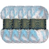 image:imageJubileeYarn Luxe Fluff Yarn  100gSkein Chunky Polyester Faux Fur  Heron  2 Skeins10 Heron