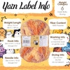 image:imageJubileeYarn Luxe Fluff Yarn  100gSkein Chunky Polyester Faux Fur  Heron  2 Skeins12 DikDik