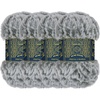 image:imageJubileeYarn Luxe Fluff Yarn  100gSkein Chunky Polyester Faux Fur  Heron  2 Skeins12 Strix