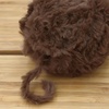 image:imageJubileeYarn Luxe Fluff Yarn  100gSkein Chunky Polyester Faux Fur  Heron  2 Skeins14 Chestnut Brown