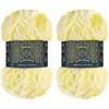 image:imageJubileeYarn Luxe Fluff Yarn  100gSkein Chunky Polyester Faux Fur  Heron  2 Skeins16 Meadowlark