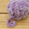 image:imageJubileeYarn Luxe Fluff Yarn  100gSkein Chunky Polyester Faux Fur  Heron  2 Skeins86 Lavender and White