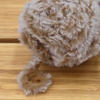 image:imageJubileeYarn Luxe Fluff Yarn  100gSkein Chunky Polyester Faux Fur  Heron  2 Skeins87 Brown and White