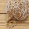 image:imageJubileeYarn Luxe Fluff Yarn  100gSkein Chunky Polyester Faux Fur  Heron  2 Skeins88 Light Brown and White