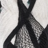 image:imageJubileeYarn Mesh Fishnet Yarn  Chunky Acrylic  200gSkein  Purple  2 Skeins05 Black White