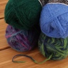 image:imageJubileeYarn Mohair Elixir Nightcap Yarn  100gSkein Chunky Wool Blend  Cosmopolitan  2 SkeinsShades of Blue