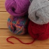 image:imageJubileeYarn Mohair Elixir Nightcap Yarn  100gSkein Chunky Wool Blend  Cosmopolitan  2 SkeinsShades of Purple