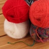 image:imageJubileeYarn Mohair Elixir Nightcap Yarn  100gSkein Chunky Wool Blend  Cosmopolitan  2 SkeinsShades of Red