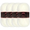 image:imageJubileeYarn Mohair Elixir Yarn  50gSkein Baby Wool Blend  Cherubs Cup  2 Skeins14 Pia Colada