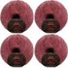 image:imageJubileeYarn Mohair Elixir Yarn  50gSkein Baby Wool Blend  Cherubs Cup  2 Skeins22 Bloody Mary