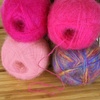 image:imageJubileeYarn Mohair Elixir Yarn  50gSkein Baby Wool Blend  Cherubs Cup  2 SkeinsShades of Pink