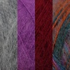 image:imageJubileeYarn Mohair Elixir Yarn  50gSkein Baby Wool Blend  Cherubs Cup  2 SkeinsShades of Purple