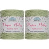 image:imageJubileeYarn Paper Notes Yarn  180gCone Worsted Paper  Variety Pack  4 Cones24 ganggreen Gang Green