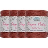 image:imageJubileeYarn Paper Notes Yarn  180gCone Worsted Paper  Variety Pack  4 Cones62 wineallthetime Wine All The Time