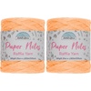 image:imageJubileeYarn Paper Notes Yarn  180gCone Worsted Paper  Variety Pack  4 Cones65 mackincheese Mackin Cheese