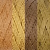 image:imageJubileeYarn Paper Notes Yarn  180gCone Worsted Paper  Variety Pack  4 ConesShades of Brown