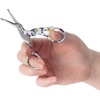 image:imageJubileeYarn Pointed Tip Embroidery Craft Stainless Steel Stork Scissors  White  1 UnitSmall Stork Purple