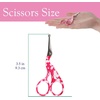 image:imageJubileeYarn Pointed Tip Embroidery Craft Stainless Steel Stork Scissors  White  1 UnitSmall Stork Red