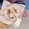 image:imageJubileeYarn Pointed Tip Embroidery Craft Stainless Steel Stork Scissors  White  1 UnitSmall Stork Red