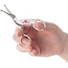 image:imageJubileeYarn Pointed Tip Embroidery Craft Stainless Steel Stork Scissors  White  1 UnitSmall Stork White