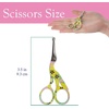 image:imageJubileeYarn Pointed Tip Embroidery Craft Stainless Steel Stork Scissors  White  1 UnitSmall Stork Yellow