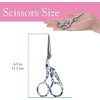 image:imageJubileeYarn Pointed Tip Embroidery Craft Stainless Steel Stork Scissors  White  1 UnitStork Purple