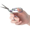 image:imageJubileeYarn Pointed Tip Embroidery Craft Stainless Steel Stork Scissors  White  1 UnitStork Purple