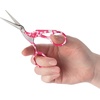 image:imageJubileeYarn Pointed Tip Embroidery Craft Stainless Steel Stork Scissors  White  1 UnitStork Red