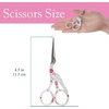 image:imageJubileeYarn Pointed Tip Embroidery Craft Stainless Steel Stork Scissors  White  1 UnitStork White