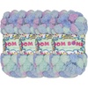 image:imageJubileeYarn Pom Bomb Yarn  100gSkein Super Bulky Polyester  Circus Berzerk  2 Skeins16 Diamonds in the Sky