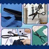 image:imageJubileeYarn Professional Grade Pinking Shears  95 Serrated Stainless Steel  Black amp Grey  1 Pair8 Black
