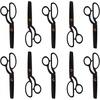 image:imageJubileeYarn Professional Grade Pinking Shears  95 Serrated Stainless Steel  Black amp Grey  1 Pair8 Black