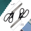 image:imageJubileeYarn Professional Grade Pinking Shears  95 Serrated Stainless Steel  Black amp Grey  1 Pair9 Black  Grey