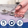 image:imageJubileeYarn Professional Grade Pinking Shears  95 Serrated Stainless Steel  Black amp Grey  1 Pair9 Silver