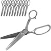 image:imageJubileeYarn Professional Grade Pinking Shears  95 Serrated Stainless Steel  Black amp Grey  1 Pair9 Silver