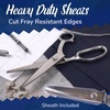 image:imageJubileeYarn Professional Grade Pinking Shears  95 Serrated Stainless Steel  Black amp Grey  1 Pair9 Silver