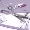 image:imageJubileeYarn Professional Grade Pinking Shears  95 Serrated Stainless Steel  Black amp Grey  1 Pair9 Silver