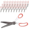image:imageJubileeYarn Professional Grade Pinking Shears  95 Serrated Stainless Steel  Black amp Grey  1 Pair9 White  Orange